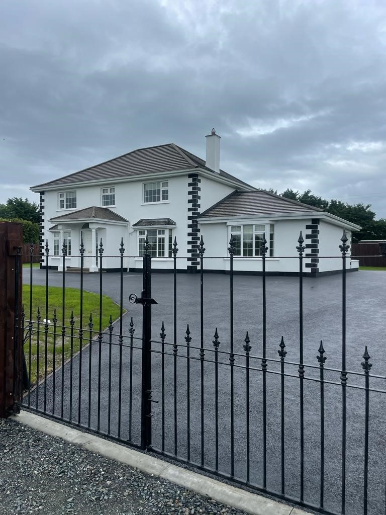 Commercial building facade renovation with professional restoration and paint application by MS Partners