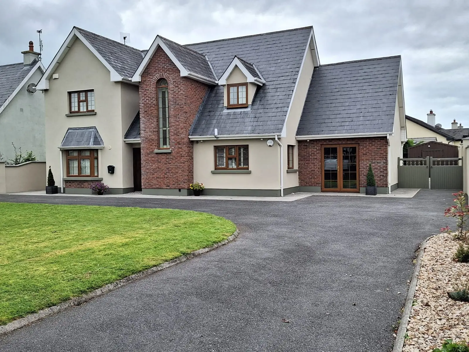 Complete building facade transformation with refreshed exterior paint finish by MS Partners